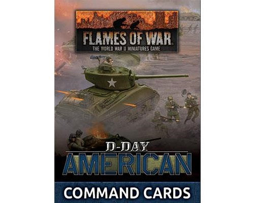 D-Day: American Command Cards (x50 cards)