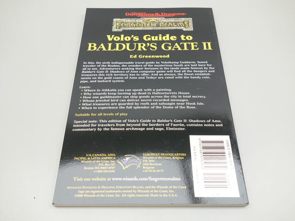 D&D: Forgotten Realms - Volo's Guide to Baldur's Gate II