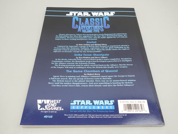 Star Wars Roleplaying: Classic Adventures, Volume Five