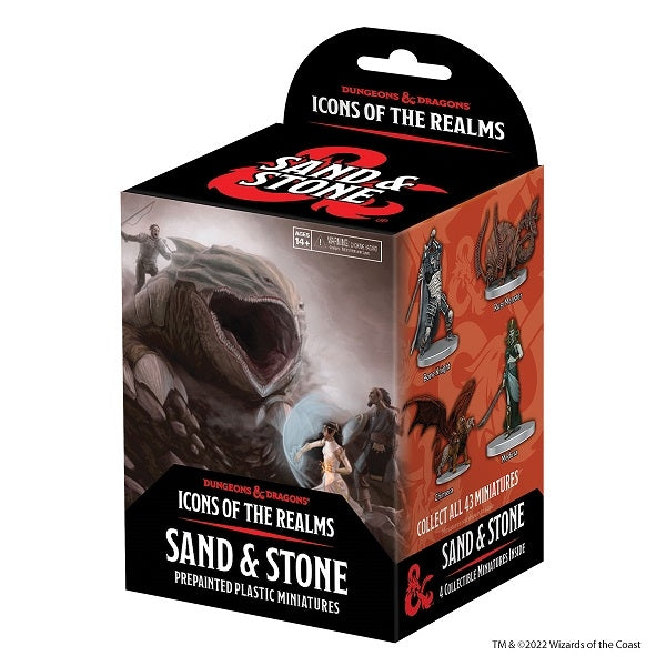 D&D Icons of the Realms: Set 26 - Sand & Stone Booster Pack
