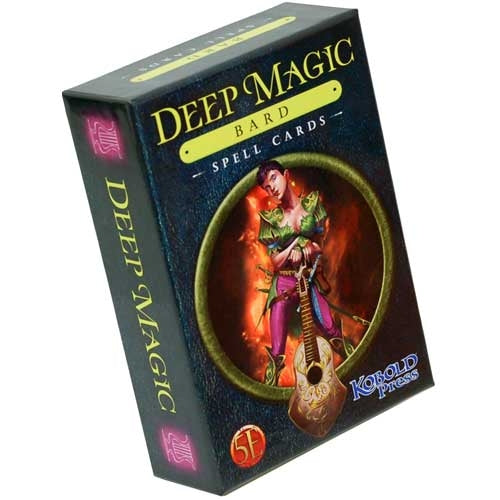 D&D, 5e: Deep Magic Spell Cards- Bard