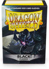 Dragon Shield Sleeves: Standard- Classic Black (100 ct.)