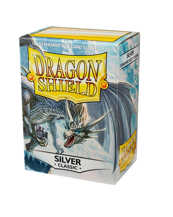 Dragon Shield Sleeves: Standard- Classic Silver (100 ct.)