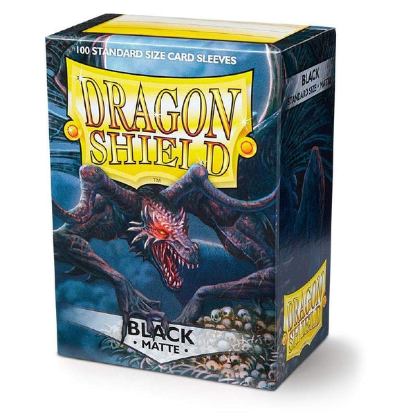 Dragon Shield Sleeves: Standard- Matte Black (100 ct.)