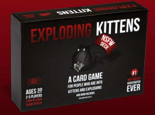 Exploding Kittens NSFW Deck