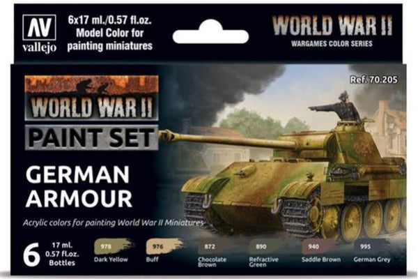 German Armour (6) Paint Set