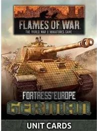 Fortress Europe: German Unit Cards (Late War x49 cards)