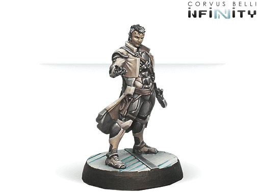 Infinity: Aleph - Machaon, Myrmidon Doctor-Officer (Combi Rifle, Nanopulser)