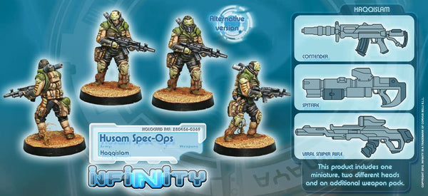 Infinity: Haqqislam - Husam Spec-Ops (Extra Weapon Sprue)
