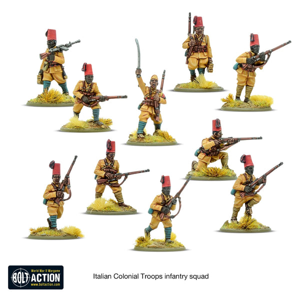 Italian Colonial Troops Infantry squad