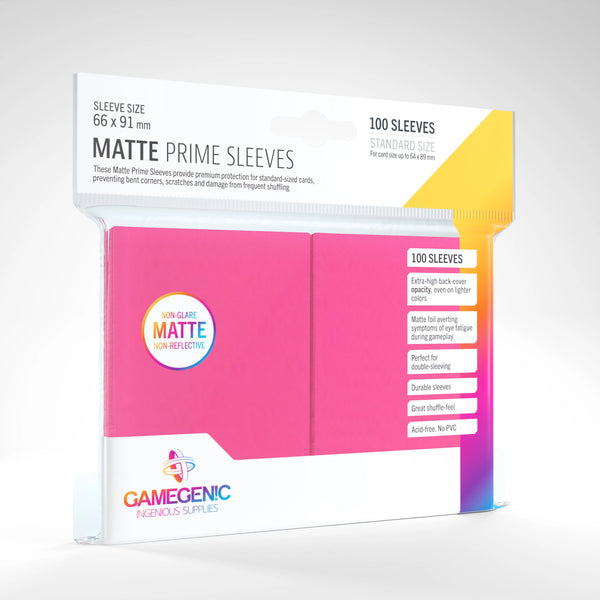MATTE Prime Sleeves: Pink