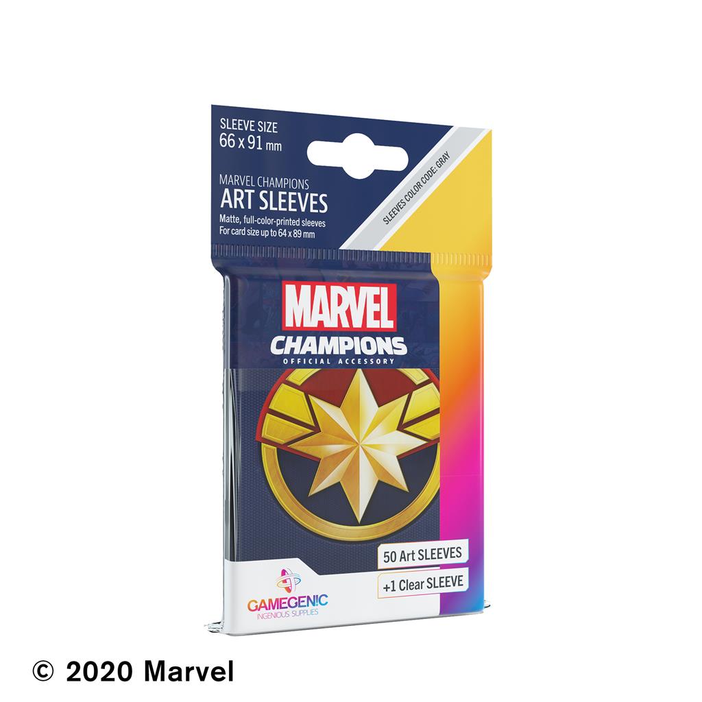 marvel card sleeves Marvel Card Sleeve Pack: Captain Marvel