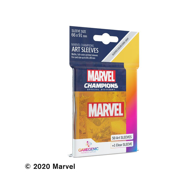 Marvel Card Sleeve Pack: Marvel Orange | Lazarus Games Marvel Card Sleeve Pack: Marvel Orange | Lazarus Games