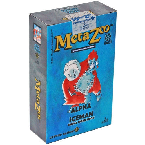 MetaZoo TCG: Cryptid Nation Theme Deck - Alpha Iceman | Lazarus Games MetaZoo TCG: Cryptid Nation Theme Deck - Alpha Iceman | Lazarus Games