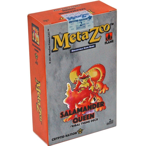 MetaZoo TCG: Cryptid Nation Theme Deck - Salamander Queen - Flame | Lazarus Games MetaZoo TCG: Cryptid Nation Theme Deck - Salamander Queen - Flame | Lazarus Games