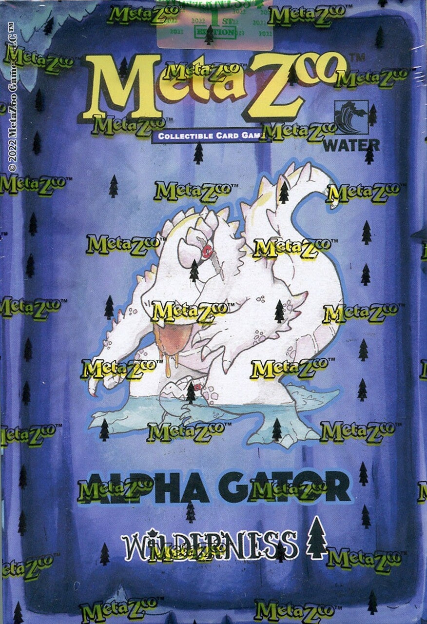 MetaZoo TCG: Wilderness Theme Deck - Alpha Gator - Water