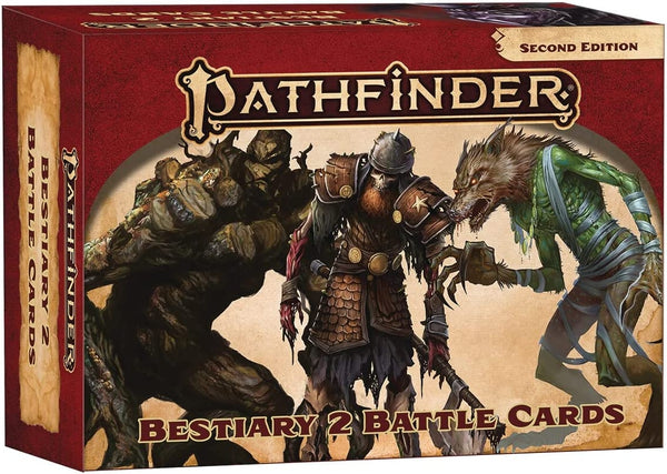 Pathfinder, 2e:  Bestiary Battle Cards