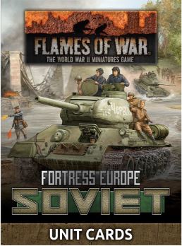 Fortress Europe: Soviet Unit Cards (Late War x53 cards)