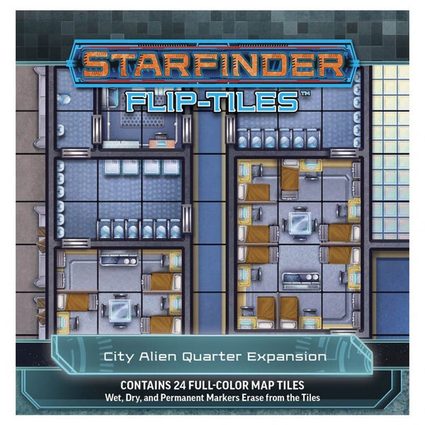 Starfinder RPG: Flip-Tiles- City Alien Quarter Expansion