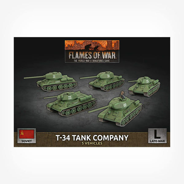 T-34 Tank Company (x5 Plastic)