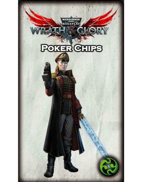 Warhammer 40K Wrath & Glory RPG: Tokens (Wrath, Ruin, and Glory Poker Chips)