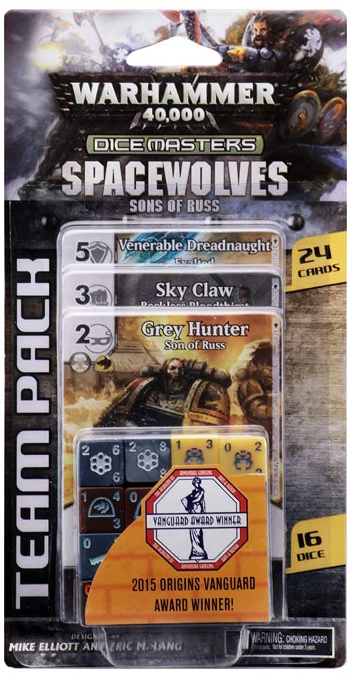 Warhammer 40,000 Dice Masters: Space Wolves- Sons of Russ Team Pack