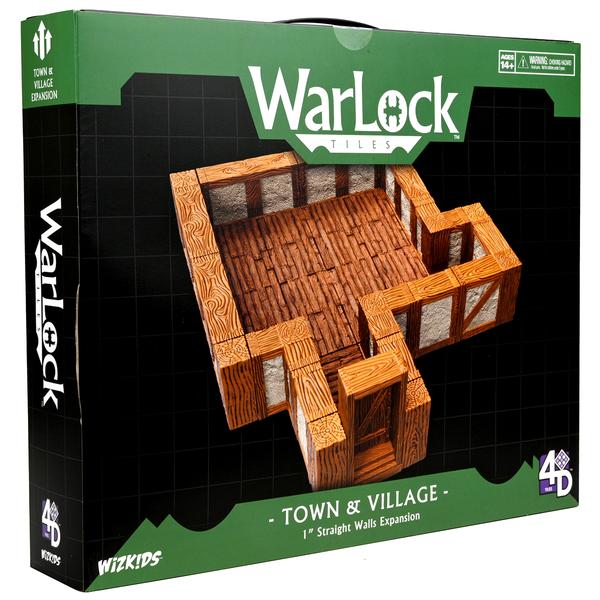 Warlock Tiles: Town & Village- 1 in. Straight Walls Expansion