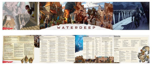 D&D 5e: Waterdeep Dragon Heist- Dungeon Master's Screen